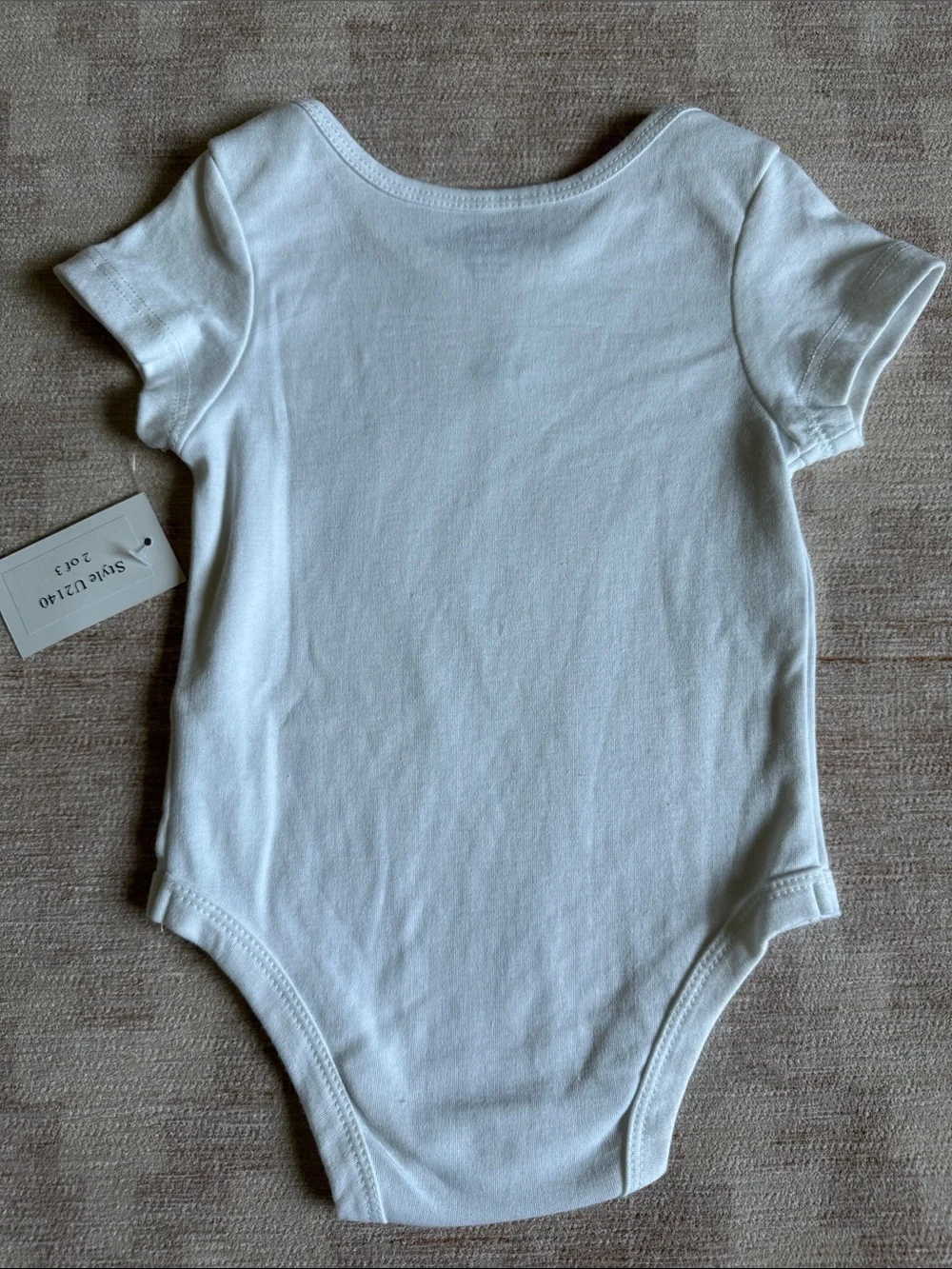 Kitestrings Layette White Baby Bodysuit and Light Blue Footie Set Anchor Design